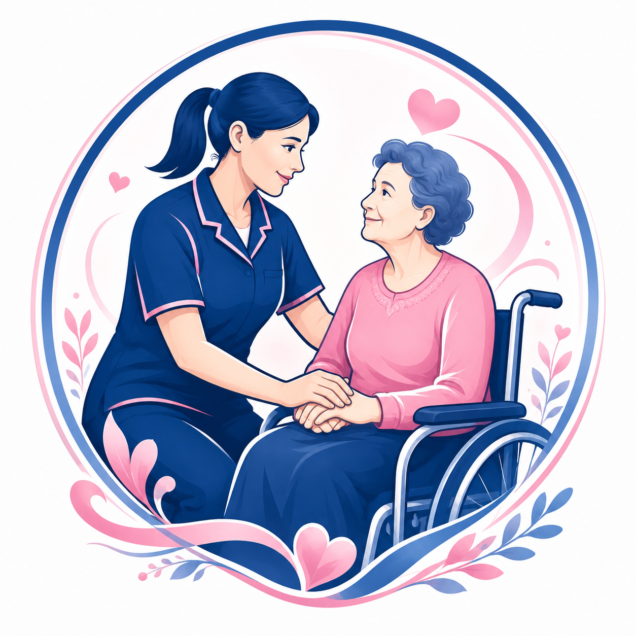 Caring hands — compassionate in-home support